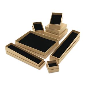 Cutie de carton pentru ambalaje de bijuterii de dimensiuni diferite cu spumă