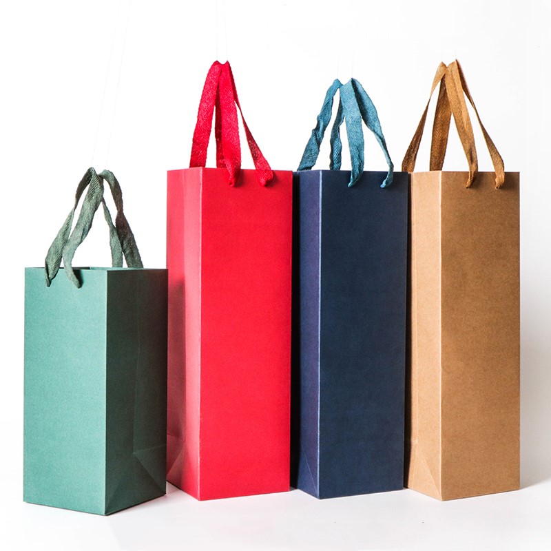 OEM Factory Recycled Cheap Brown Paper Bags With Handles