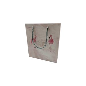पेपर बैग कस्टम मुद्रित लोगो लक्जरी कपड़े शॉपिंग पेपर बैग उपहार बैग रस्सी के हैंडल के साथ
