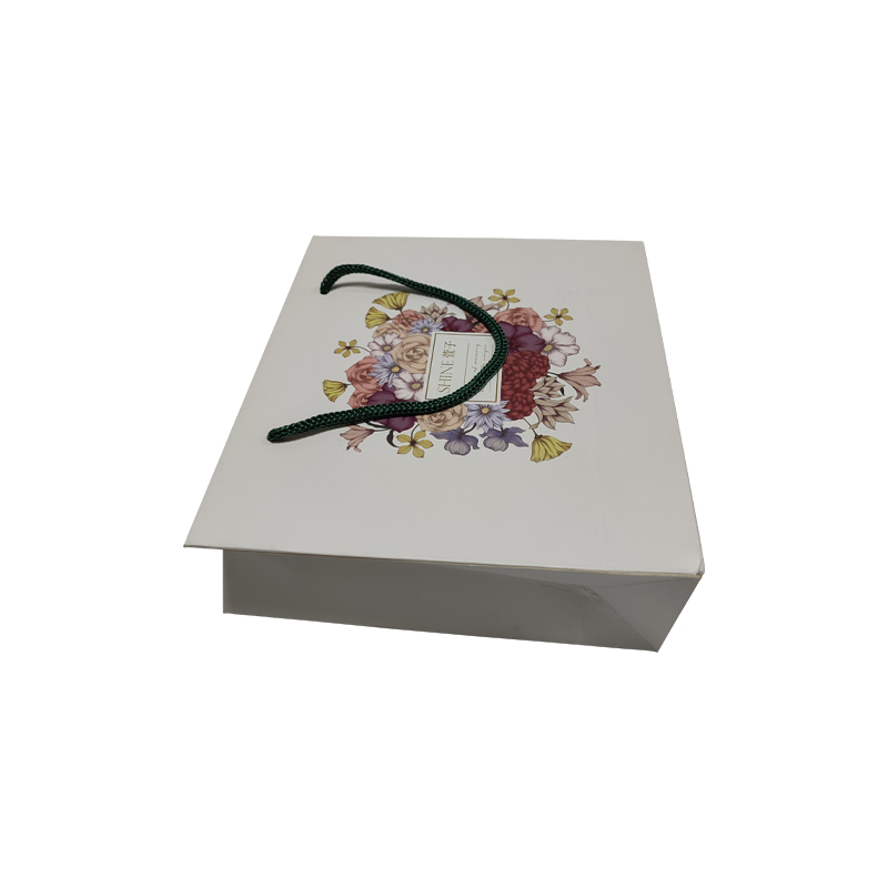 White Color Gift Shopping Paper Bag