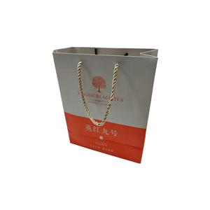 Луксозни въжета Дръжки Бутикови опаковки за пазаруване Персонализирани печатни евро хартиени торбички за подаръци