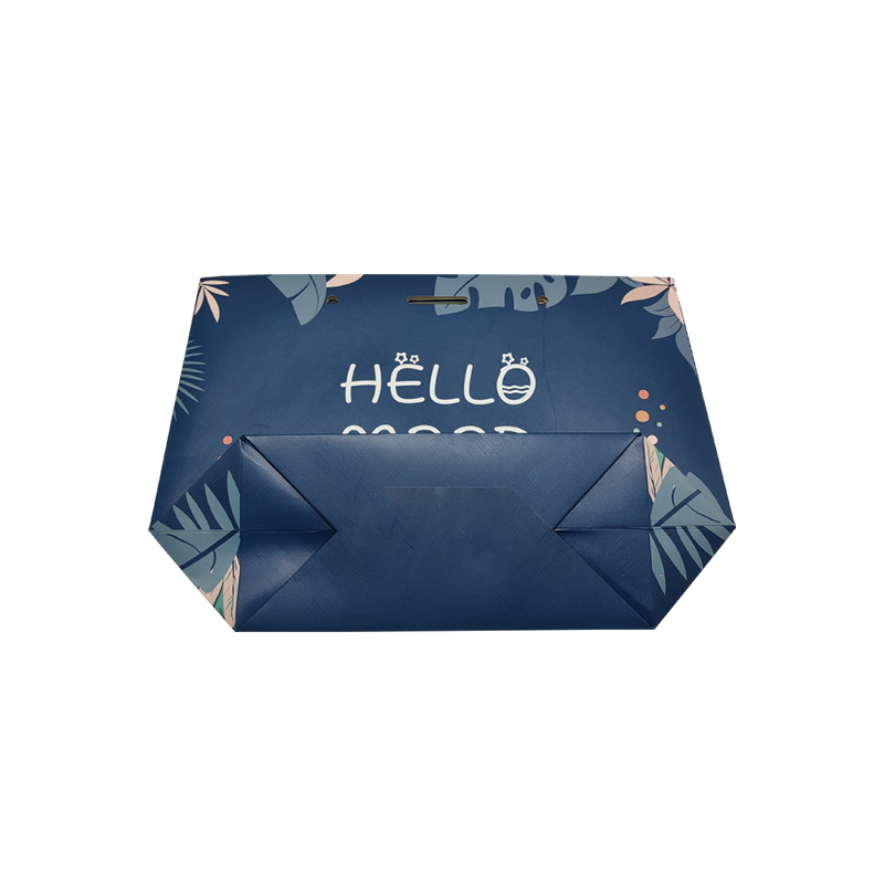 Custom unique colour printing commercial luxury shopping gift paper bag