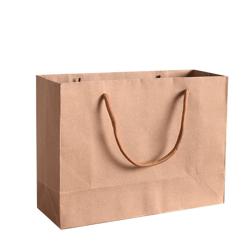 Kraft paper bag for shopping delivery paper shipping bag cloth paper bag