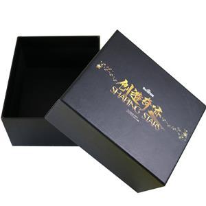 Skräddarsydda lyxiga lådor med styva ärmar svart bricka förpackning lyxiga presentförpackningar