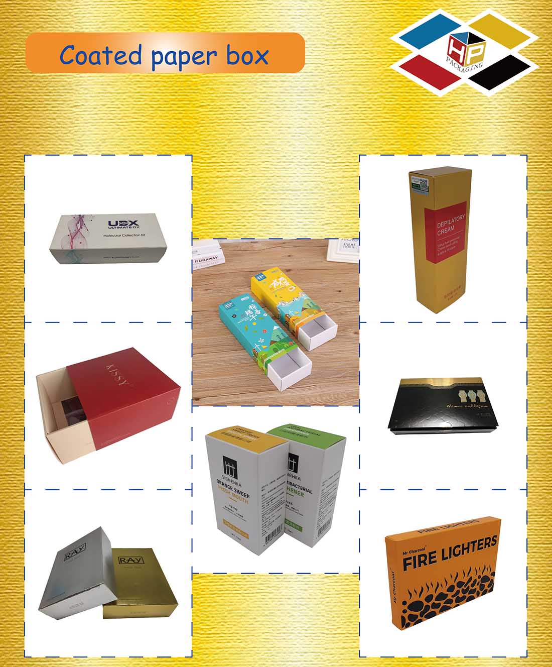 Colorful printing packaging box