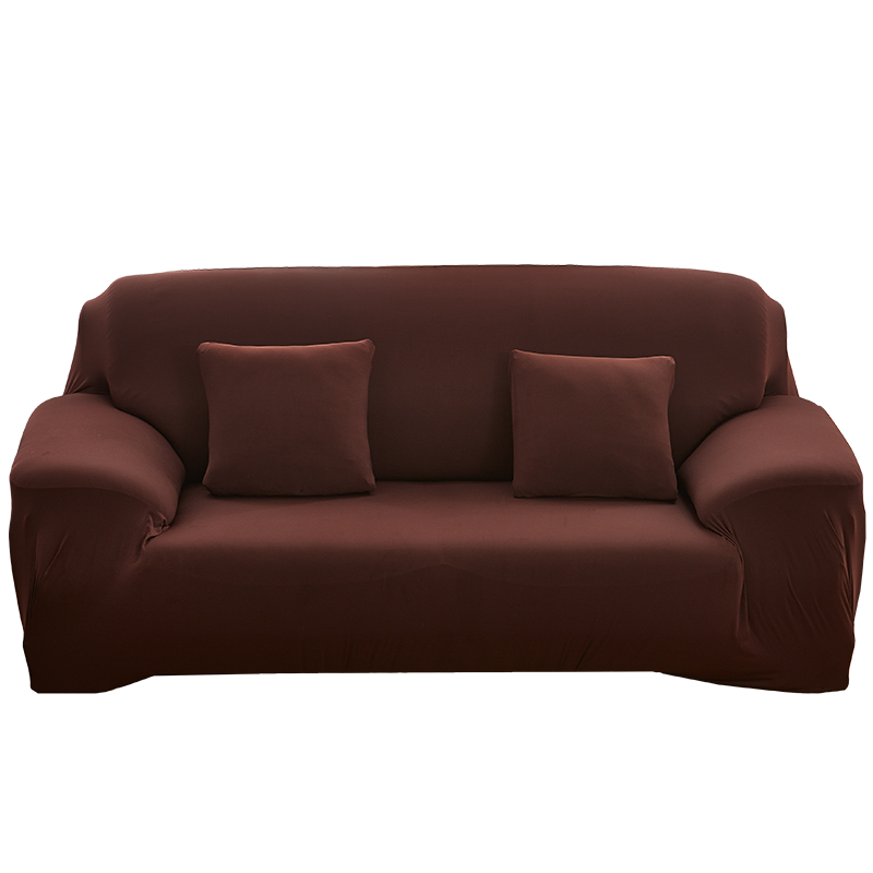 Cubierta del protector del sofá del estiramiento de los tres asientos con el elástico