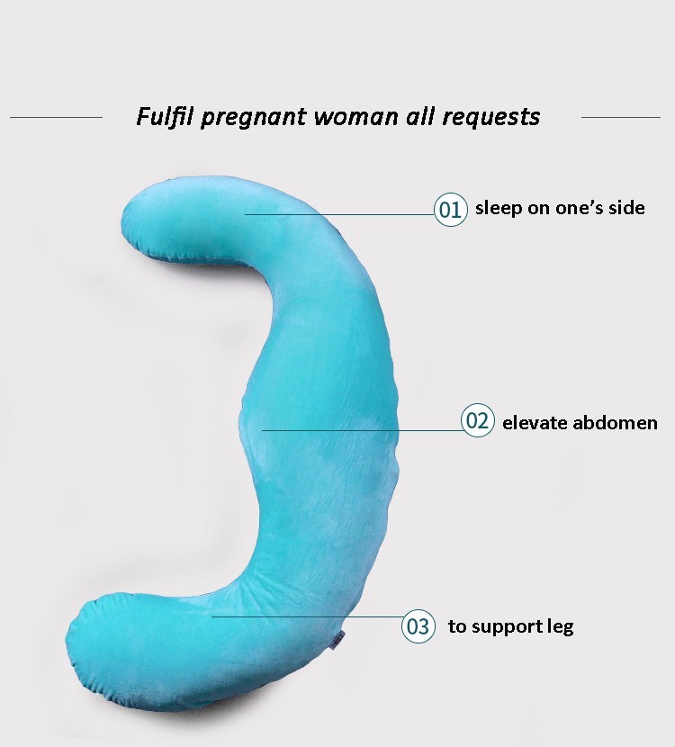 Wie man richtig ein Kissen für schwangere Frauen verwendet