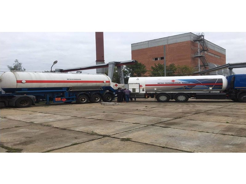 Cryogenic LNG Mobile Refilling Trailer