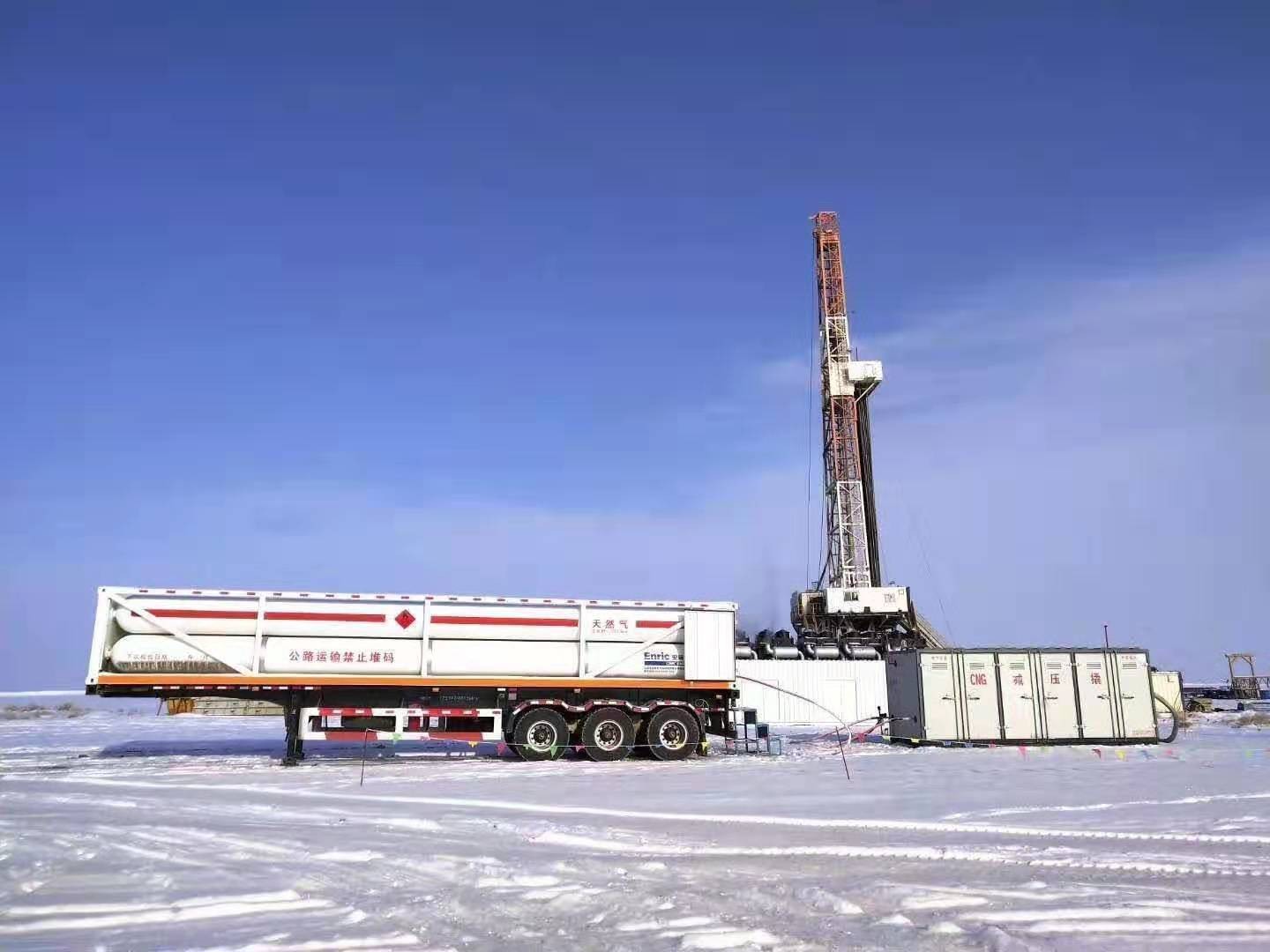 Gas generator for drilling plantform