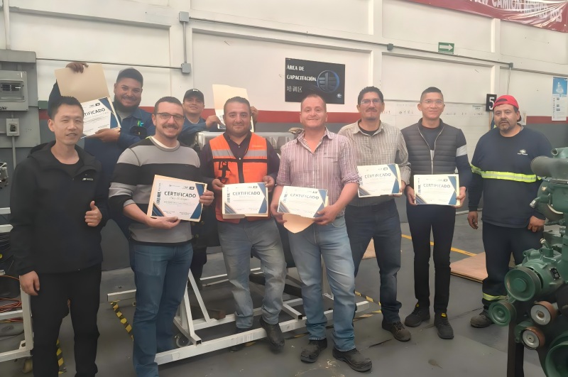 Sinogas organise avec succès une formation technique de haut niveau sur les générateurs à Texcoco, au Mexique.