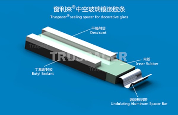 Bendable Sealing Spacer For Art Mosaic Glass