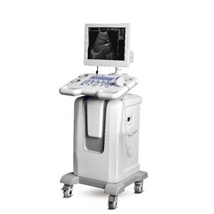 Color White Trolley Ultrasound Machine with Two Interface