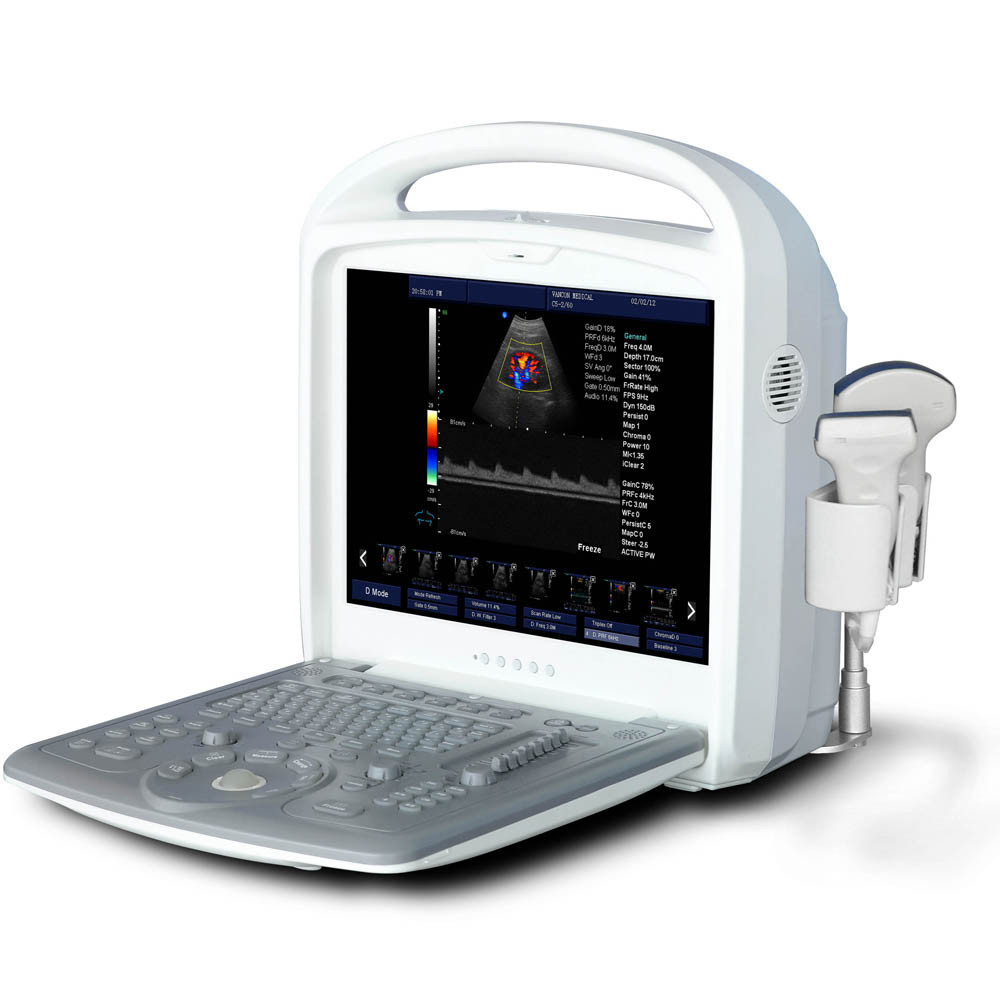 Ultrasound Hewan Doppler Warna Portabel