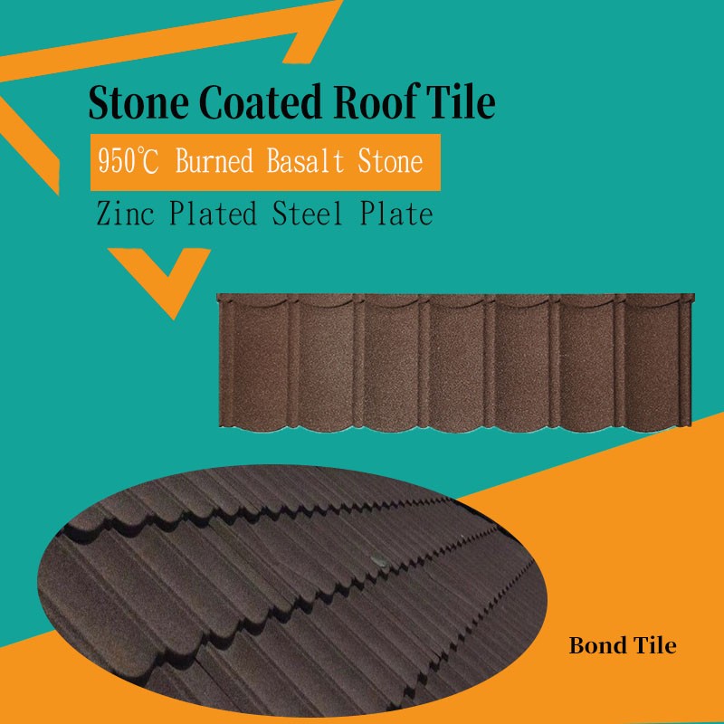 Kayumanggi Tile Stone Coated Steel Roofing