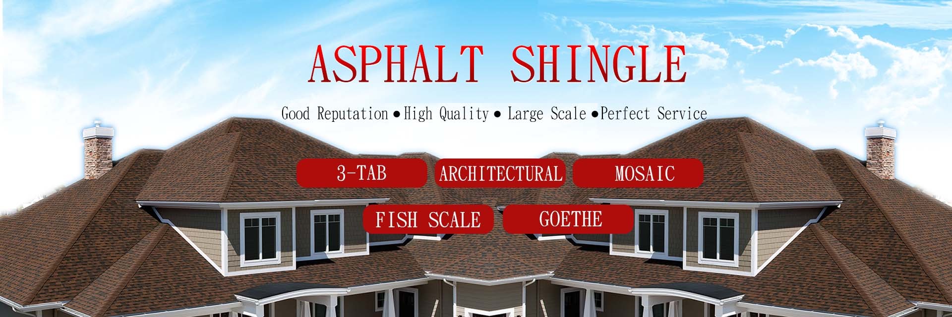 Asphalt roof shingles