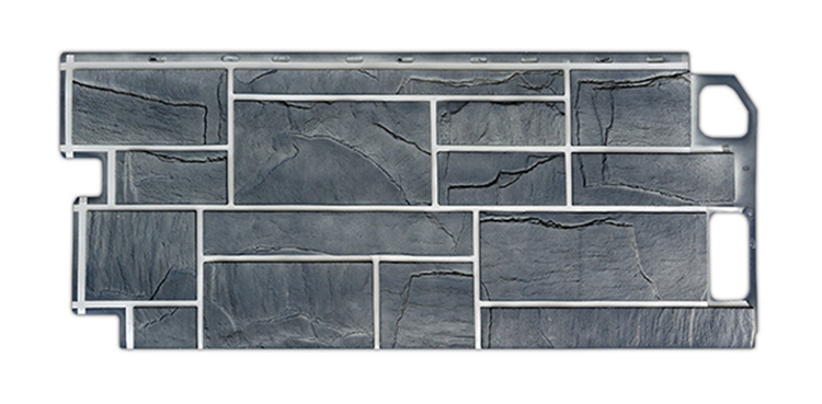 grey brick wall panels