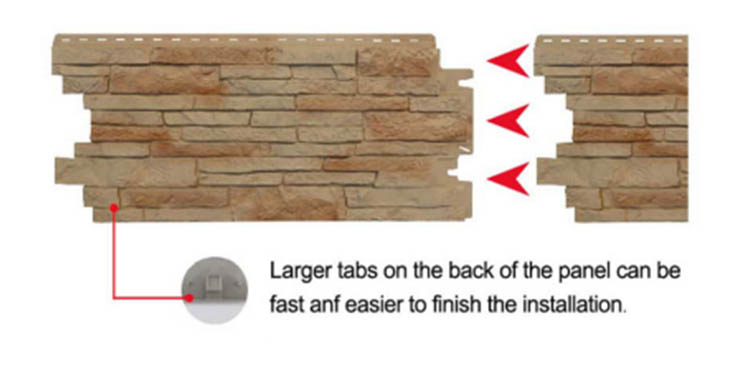 Tablero de pared decorativo de piedra apilada mosaico beige, Precio