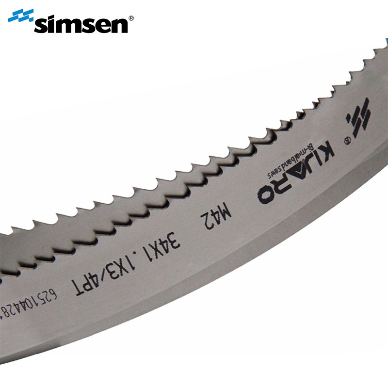 Hoja de sierra bimetálica de alto rendimiento para corte de acero