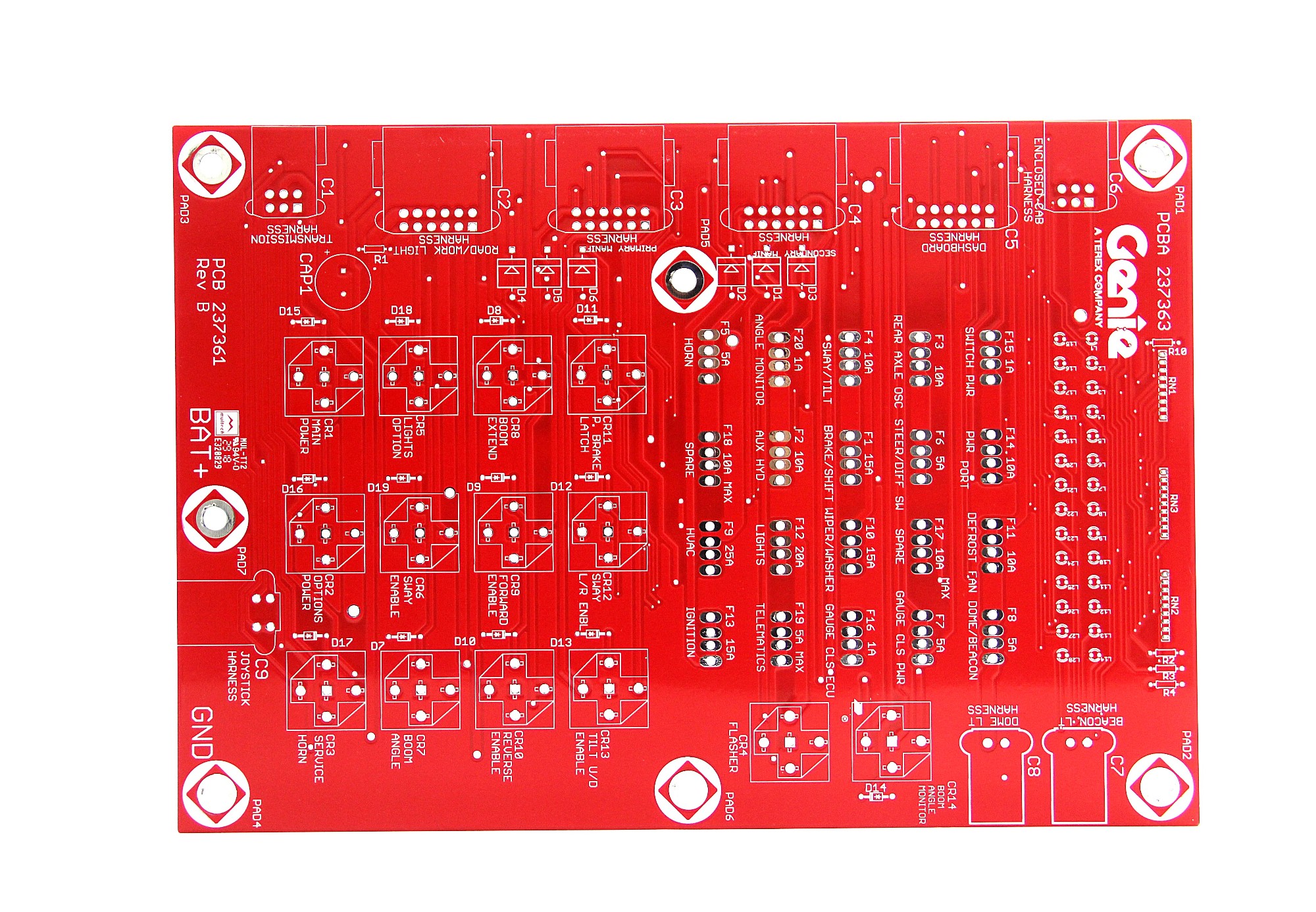 Blue And Red Soldermask HDI PCB