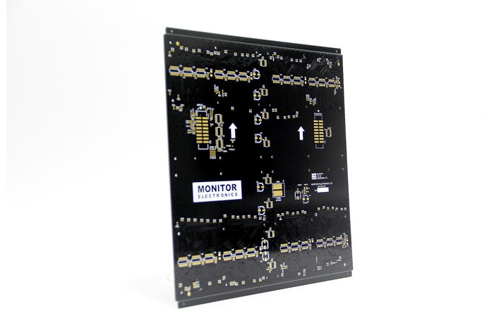 PCB With Black And White Soldermask