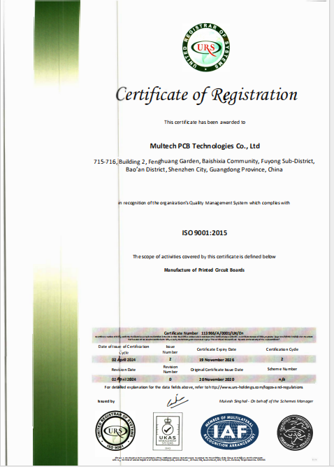 Multech ISO 9001