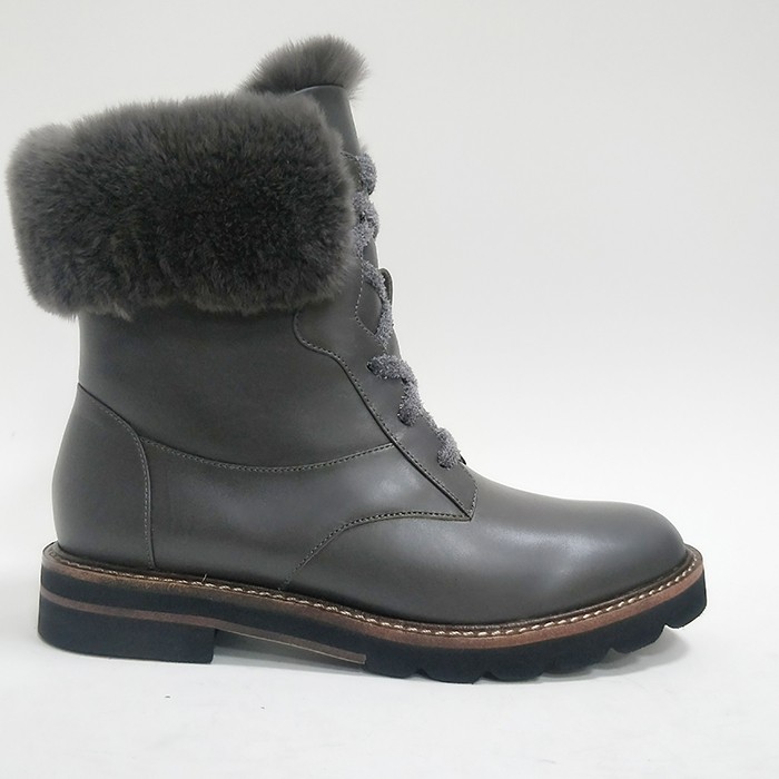 Winter Warm Snow Short Boots Shearling-Cuff Flat Booties Manufacturers, Winter Warm Snow Short Boots Shearling-Cuff Flat Booties Factory, Supply Winter Warm Snow Short Boots Shearling-Cuff Flat Booties
