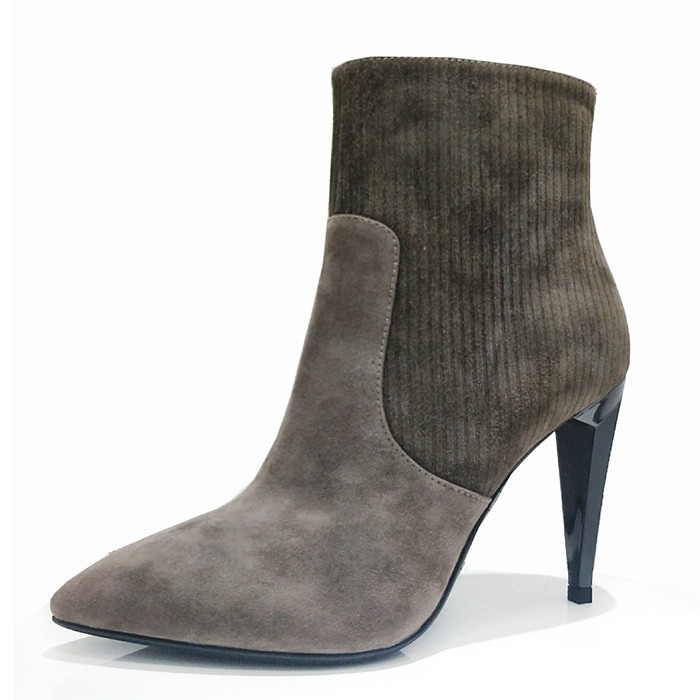 Grey Fall Boots Women Kid Suede Ankle Boots Kitten-Heel Pumps Booties Manufacturers, Grey Fall Boots Women Kid Suede Ankle Boots Kitten-Heel Pumps Booties Factory, Supply Grey Fall Boots Women Kid Suede Ankle Boots Kitten-Heel Pumps Booties