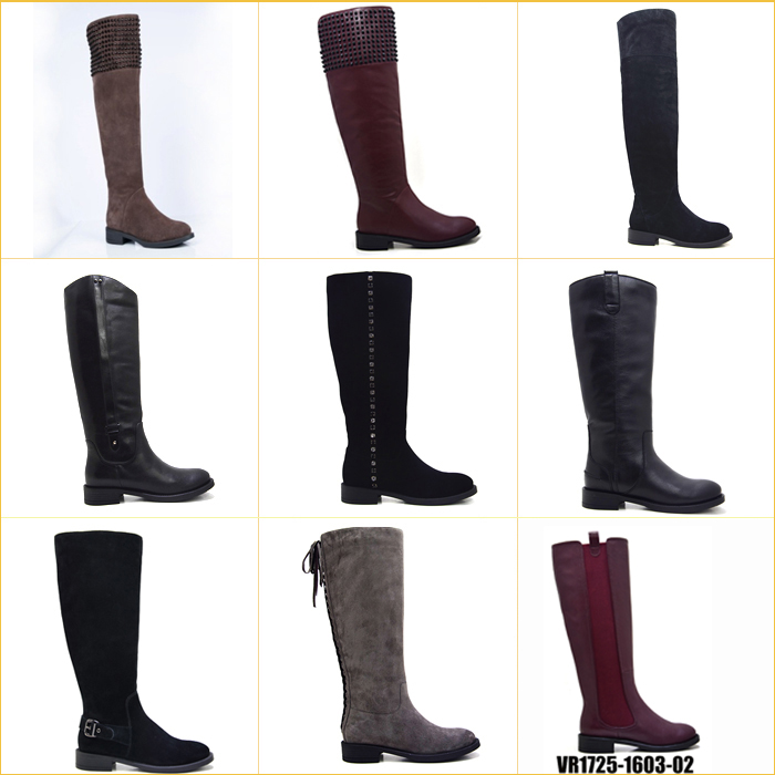 flat suede tall boots