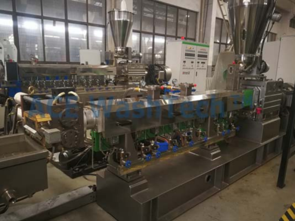 twin screws extrusion system