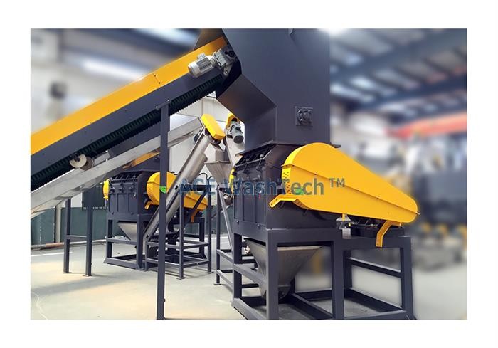 Waste Plastic Recycling Machine For PET Recycling Line