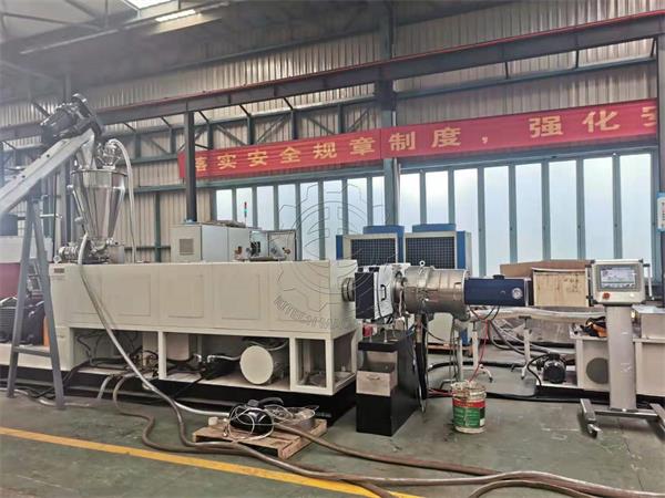 PE flakes granulation line