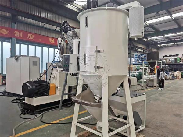 PET flakes recycling system