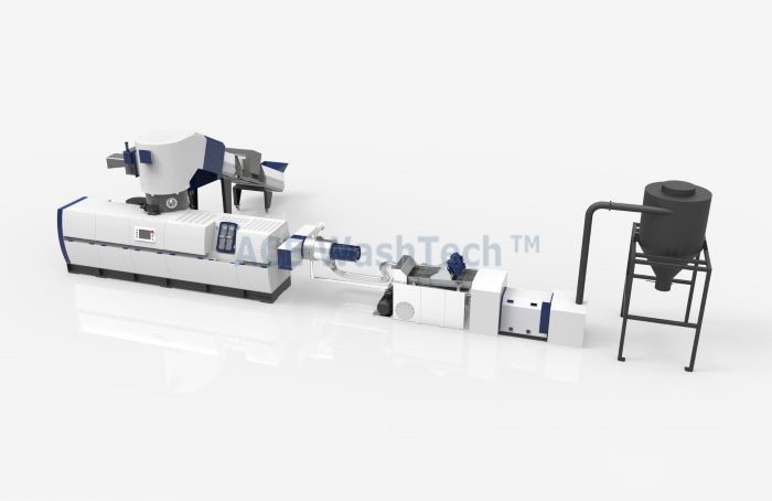 Compacting And Extrusion System With Cold Strand Cutter