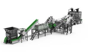 Plastic Grinding Washing Machine For PP PE Recycling Machine