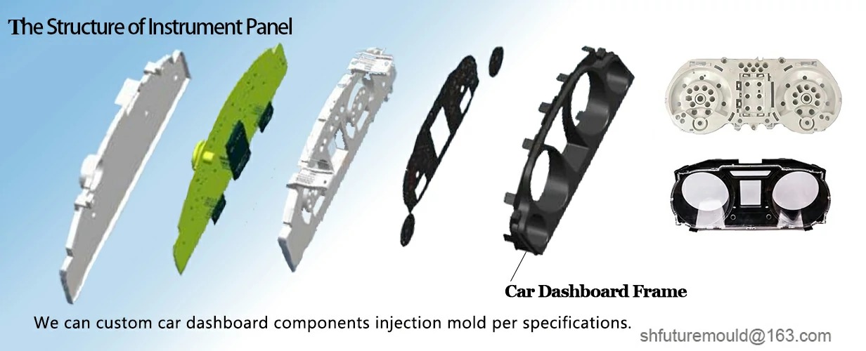 stampo ad iniezione per cruscotto dell'auto