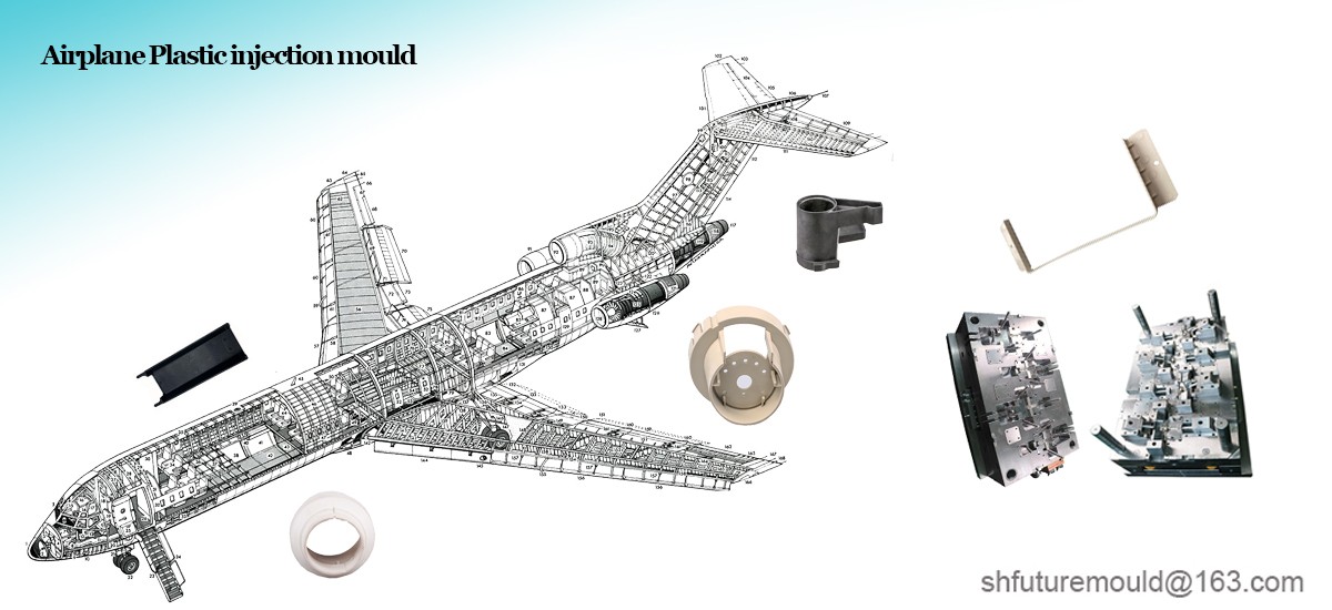 molde de inyección de plástico aeroespacial