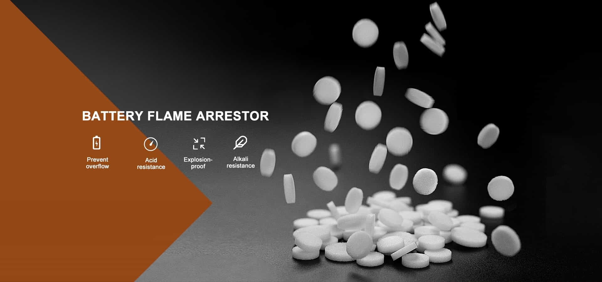 بیٹری شعلہ گرفتاری ۔