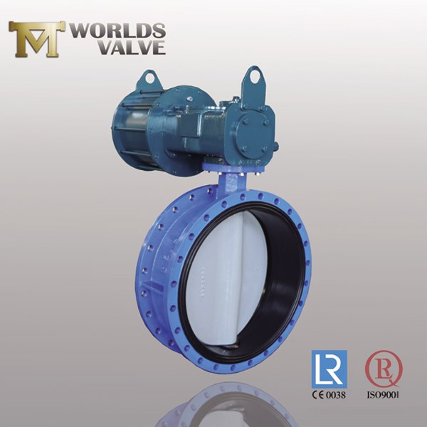Epdm Rubber Vulcanized Wras Flanged Butterfly Valve