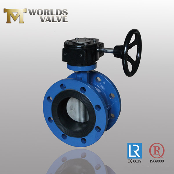 pinless flanged butterfly valve