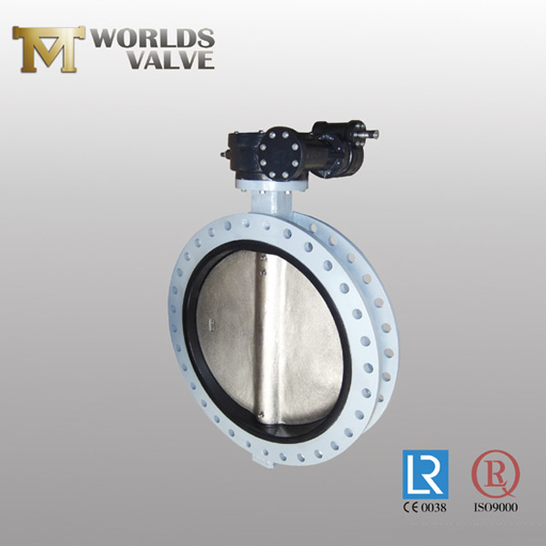 epdm rubber vucanized flanged butterfly valve