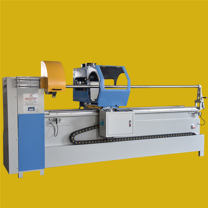 Automatic hometextile fabric roll strip tap cutting machine