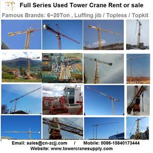 MD265 J12 Tower Crane Lease Rent Hire