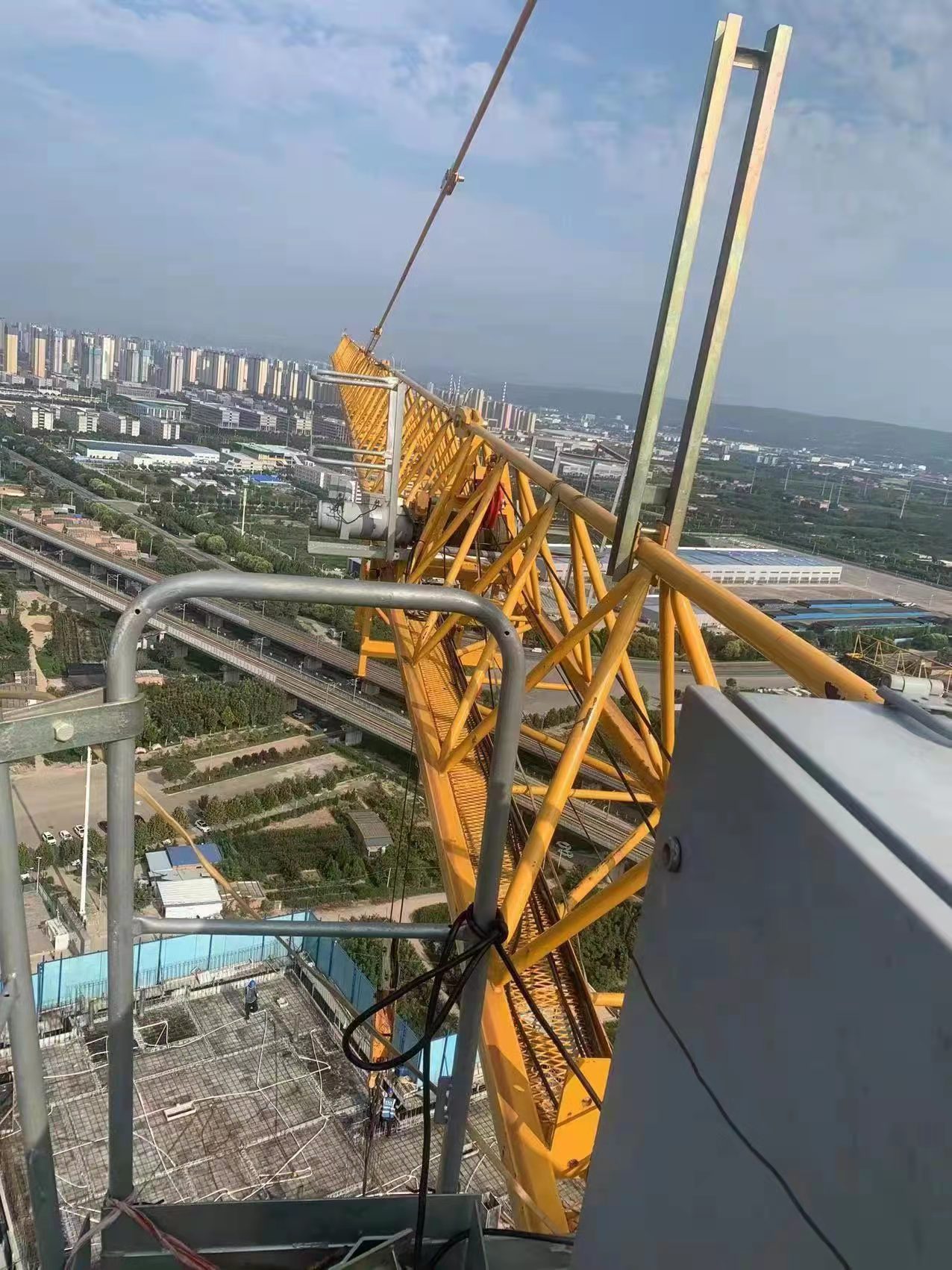 POTAIN MC120B TOWER CRANE USED ONE