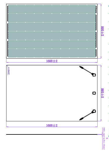 BIPV solar panel