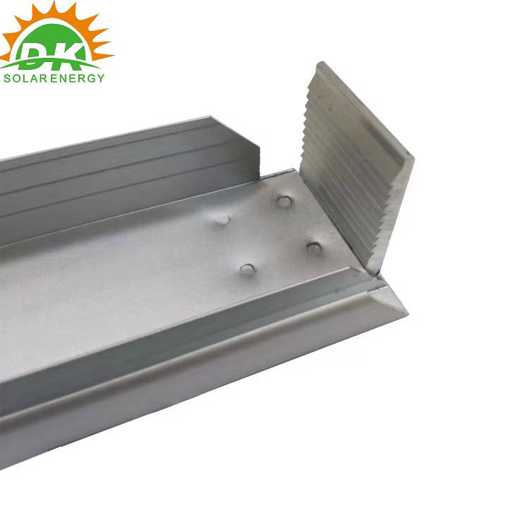 Bingkai panel surya ekstrusi aluminium terbaik 6063-T5