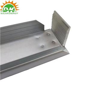 Bingkai panel surya ekstrusi aluminium terbaik 6063-T5