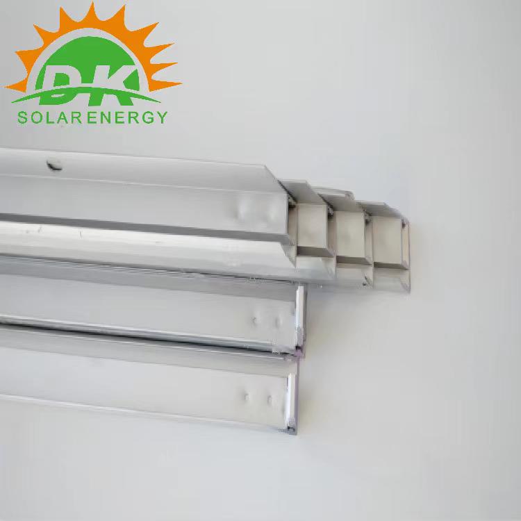 Silver 6063 T6 Aluminium Profiles For Solar Panel Frame