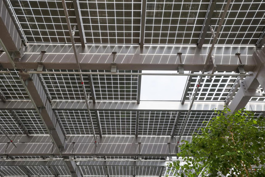 Transparent BIPV Glass