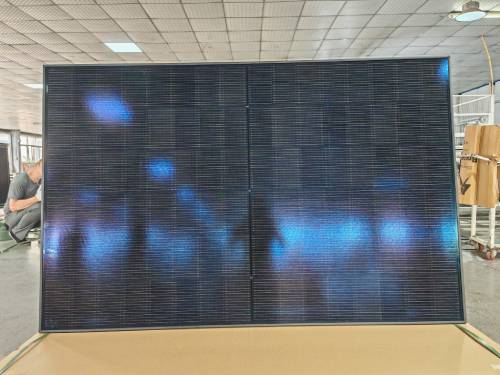 430W-450W Power Double Glass Topcon Half-Cell Mono Black Solar Module Manufacturers, 430W-450W Power Double Glass Topcon Half-Cell Mono Black Solar Module Factory, Supply 430W-450W Power Double Glass Topcon Half-Cell Mono Black Solar Module