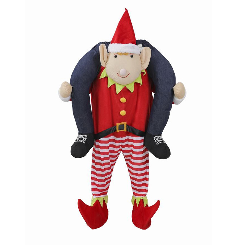 santa piggyback costume